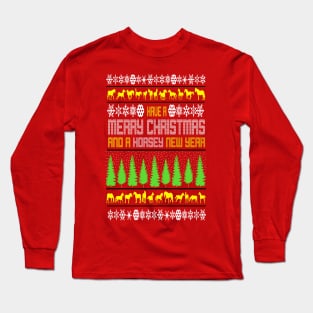 Horsey Christmas Long Sleeve T-Shirt